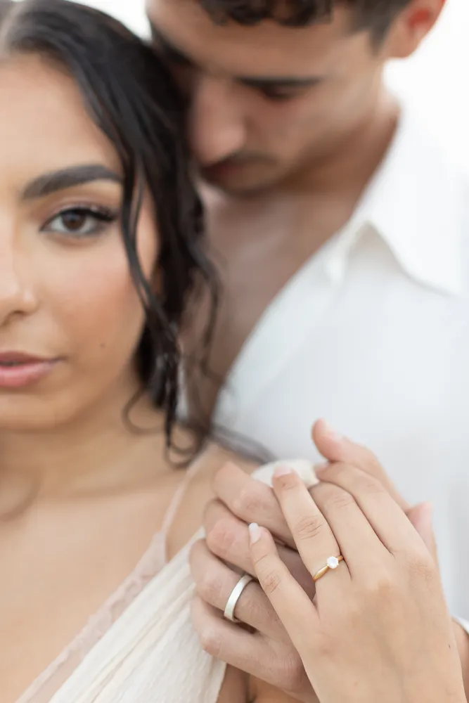 Regard de la future mariée