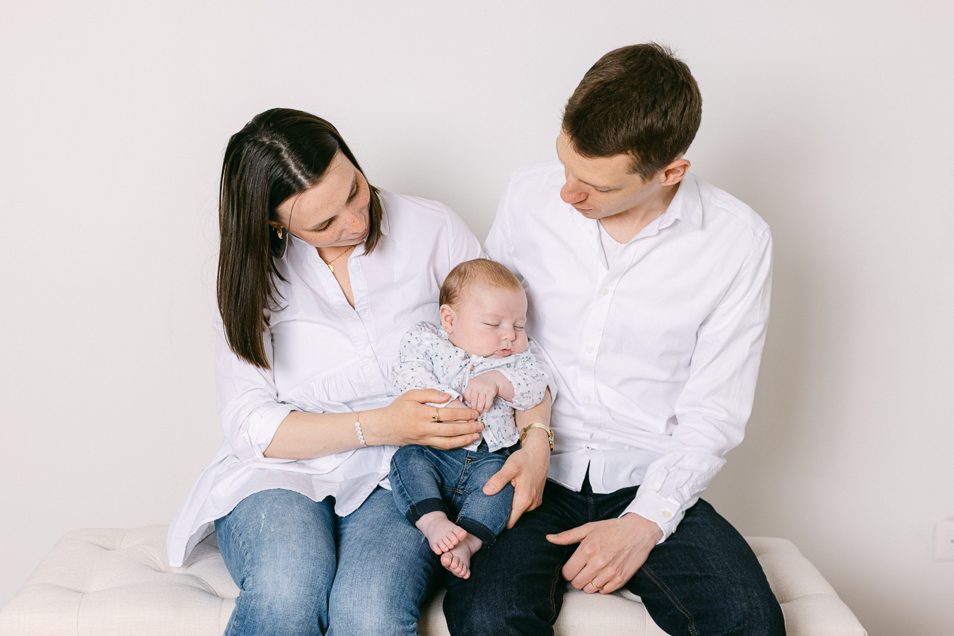 Papa maman et bébé